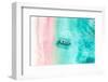 Aerial Summer - Pink Beach-Philippe HUGONNARD-Framed Photographic Print