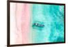 Aerial Summer - Pink Beach-Philippe HUGONNARD-Framed Photographic Print