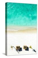 Aerial Summer - Quiet Beach-Philippe HUGONNARD-Stretched Canvas