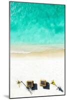 Aerial Summer - Quiet Beach-Philippe HUGONNARD-Mounted Photographic Print