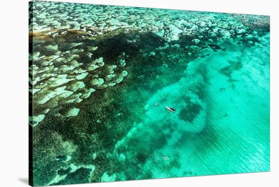 Aerial Summer - Seagreen Coral Reef-Philippe HUGONNARD-Stretched Canvas