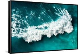 Aerial Summer - Seagreen Wave-Philippe HUGONNARD-Framed Stretched Canvas