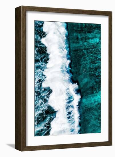 Aerial Summer - The Wave-Philippe HUGONNARD-Framed Photographic Print