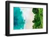 Aerial Summer - Tropical Cliff-Philippe HUGONNARD-Framed Photographic Print