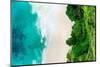 Aerial Summer - Tropical Cliff-Philippe HUGONNARD-Mounted Photographic Print