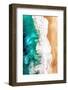 Aerial Summer - Turquoise Ocean Waves-Philippe HUGONNARD-Framed Photographic Print