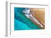 Aerial Summer - Turquoise Vibes-Philippe HUGONNARD-Framed Photographic Print