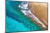 Aerial Summer - Turquoise Vibes-Philippe HUGONNARD-Mounted Photographic Print