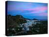 Aerial Sunset View of Frigiliana, Costa Del Sol, Malaga Province, Andalucoa, Spain-null-Stretched Canvas