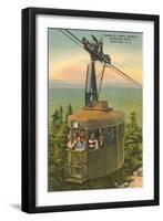 Aerial Tramway, Franconia Notch, New Hampshire-null-Framed Art Print