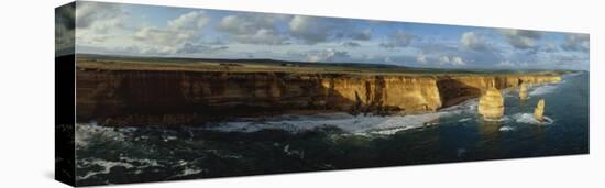 Aerial, Twelve Apostles, Victoria, Australia-null-Stretched Canvas