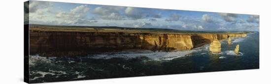 Aerial, Twelve Apostles, Victoria, Australia-null-Stretched Canvas