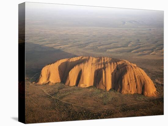 Aerial Uluru, Ayers Rock-null-Stretched Canvas