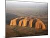 Aerial Uluru, Ayers Rock-null-Mounted Photographic Print