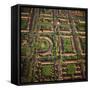 Aerial Veiw England Milton Keynes, Housing and Gardens-Adrian Warren-Framed Stretched Canvas