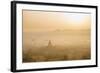 Aerial View Ancient Temples (More Than 2200 Temples) of Bagan at Sunrise in Myanmar-Harry Marx-Framed Photographic Print