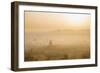 Aerial View Ancient Temples (More Than 2200 Temples) of Bagan at Sunrise in Myanmar-Harry Marx-Framed Photographic Print