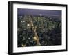 Aerial View at Night of the City Lights Taken from the Empire State Building, New York, USA-Nigel Francis-Framed Photographic Print