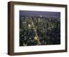 Aerial View at Night of the City Lights Taken from the Empire State Building, New York, USA-Nigel Francis-Framed Photographic Print