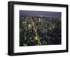 Aerial View at Night of the City Lights Taken from the Empire State Building, New York, USA-Nigel Francis-Framed Photographic Print