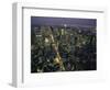 Aerial View at Night of the City Lights Taken from the Empire State Building, New York, USA-Nigel Francis-Framed Photographic Print