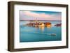 Aerial View at San Giorgio Maggiore Island, Venice, Italy-S Borisov-Framed Photographic Print