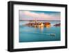 Aerial View at San Giorgio Maggiore Island, Venice, Italy-S Borisov-Framed Photographic Print