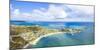 Aerial view by drone of St. James Bay, Antigua, Antigua and Barbuda, Leeward Islands-Roberto Moiola-Mounted Photographic Print