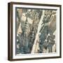 Aerial View Chrysler Bldg-Matthew Daniels-Framed Art Print