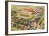 Aerial View, Creighton University, Omaha, Nebraska-null-Framed Art Print