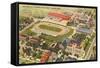 Aerial View, Creighton University, Omaha, Nebraska-null-Framed Stretched Canvas
