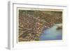 Aerial View, Elizabeth City, North Carolina-null-Framed Art Print