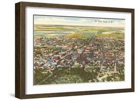 Aerial View, Fargo, North Dakota-null-Framed Art Print