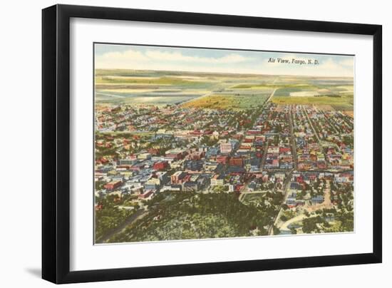 Aerial View, Fargo, North Dakota-null-Framed Art Print