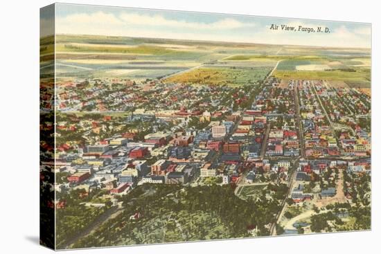 Aerial View, Fargo, North Dakota-null-Stretched Canvas