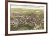 Aerial View, Fargo, North Dakota-null-Framed Premium Giclee Print