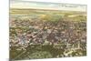 Aerial View, Fargo, North Dakota-null-Mounted Premium Giclee Print