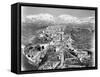 Aerial View, from an American Piper Cub Plane, of a Battle-Damaged Town in the Cassino, Ital, 1944-Margaret Bourke-White-Framed Stretched Canvas
