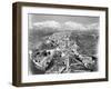 Aerial View, from an American Piper Cub Plane, of a Battle-Damaged Town in the Cassino, Ital, 1944-Margaret Bourke-White-Framed Photographic Print