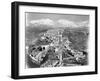 Aerial View, from an American Piper Cub Plane, of a Battle-Damaged Town in the Cassino, Ital, 1944-Margaret Bourke-White-Framed Photographic Print