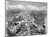 Aerial View, from an American Piper Cub Plane, of a Battle-Damaged Town in the Cassino, Ital, 1944-Margaret Bourke-White-Mounted Photographic Print