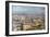 Aerial View from Helicopter, Houses of Parliament, River Thames, London, England-Jon Arnold-Framed Photographic Print