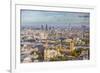 Aerial View from Helicopter, Houses of Parliament, River Thames, London, England-Jon Arnold-Framed Photographic Print