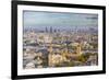 Aerial View from Helicopter, Houses of Parliament, River Thames, London, England-Jon Arnold-Framed Photographic Print