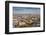 Aerial View from Helicopter, Houses of Parliament, River Thames, London, England-Jon Arnold-Framed Photographic Print