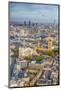 Aerial View from Helicopter, Houses of Parliament, River Thames, London, England-Jon Arnold-Mounted Photographic Print