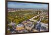 Aerial View from Helicopter,Royal Albert Hall and Hyde Park, London, England-Jon Arnold-Framed Photographic Print