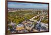 Aerial View from Helicopter,Royal Albert Hall and Hyde Park, London, England-Jon Arnold-Framed Photographic Print