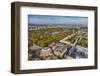 Aerial View from Helicopter,Royal Albert Hall and Hyde Park, London, England-Jon Arnold-Framed Photographic Print