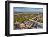 Aerial View from Helicopter,Royal Albert Hall and Hyde Park, London, England-Jon Arnold-Framed Photographic Print